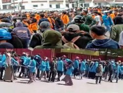 Aksi Unras 11 April di Kendari Ricuh, Satu Personel Brimob Polda Sultra di Kabarkan Meninggal Dunia
