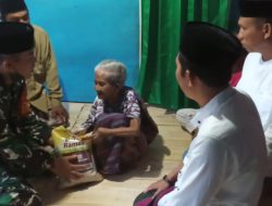 Diberikan Bantuan Sembako, Seorang Nenek Paruh Baya Do’akan Dandim 1410 Dimudahkan Segala Urusannya.