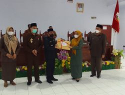 Andi Achmad Syukri Hadiri Rapat Paripurna Penyerahan LKPJ Bupati Majene Tahun 2021