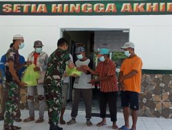 Dandim 1440/Btg Menyerahkan Zakat Fitrah Secara Simbolis