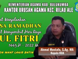 Antisipasi Benturan Jadwal Khatib Idul Fitri, KUA Rilau Ale Serahkan Kewenangan Pada Pengurus Masjid