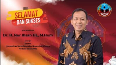 Dr. H. Nur. Ihsan HL,M.Hum Terpilih Sebagai Rektor USN Periode 2022-2026