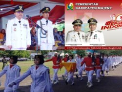 Di Saksikan Bupati, Paskibraka Kabupaten Majene Sukses Kibarkan Bendera Merah Putih