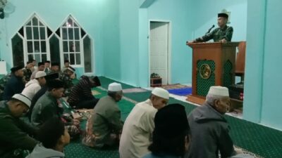 Dihadapan Jamaah Masjid Nurul Amin Balumbung, Dandim 1410 Ceritakan Kisah Rasulullah