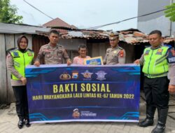 Peringati Hari Jadi Korps Lalu lintas, Satlantas Polres Bulukumba Gelar Baksos