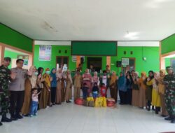 Dandim 1410 Pantau Penyaluran Sembako Untuk Anak Berisiko Stunting di Wilayah Sinoa dan Uluere