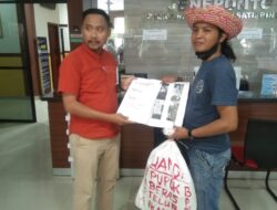 Aktivis Tambora dan DPD LPRI  Resmi Laporkan Kasus Pupuk Subsidi dan BNPT Di Kejari Jeneponto