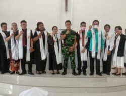 Silaturahmi ke Gereja, Dandim 1410 Ingatkan Jemaat Toleransi Dalam Beragama