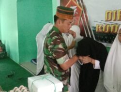 HUT TNI Ke 77 Tahun, Dandim 1410 Bersama Rombongan Anjangsana ke Pondok Pesantren Kaloling