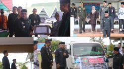Penyerahan Penghargaan Pensiunan dan Bantuan Bencana PGRI Peduli Warnai HGN 2022 di Rujab Bupati Majene