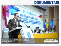 Wisuda Daerah UT Majene Tahap II 2022, Arismunandar: Keberadaanya Mampu Menjadi Inisiator