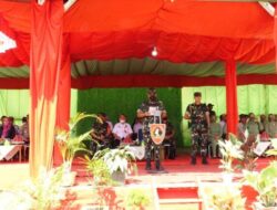 Upacara Penutupan TMMD ke-115, Brigjen TNI Farouk Pakar Paparkan Kegiatan Fisik dan Non Fisik