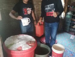 Kapolres Sebut Bagian dari Pemicu Kejahatan, Personil Polres Bantaeng Berhasil Amankan Ratusan Liter Ballo