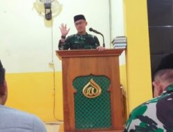Di Momentum Safari Subuh, Dandim 1410 Ingatkan Jamaah Jangan Ada yang Terpecah Saat Tahun Politik
