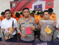 Sat Reskrim Polrestabes Makassar Bekuk 20 Pelaku Pembusuran, 5 Diantaranya di Hadiahi  Timah Panas