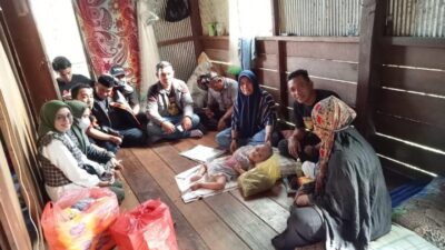 SAPMA PP Bantaeng Berikan Bantuan Susu Kepada Penderita Hidrosefalus