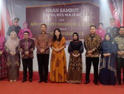 Bupati Andi Syukri Hadiri Pisah Sambut Kapolres Majene
