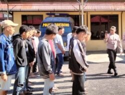 Puluhan Remaja di Bantaeng Diberi Wejangan Kanit Binmas Polres