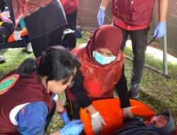 Simulasi Penanggulangan Bencana Kapal Tenggelam, Bapena PPNI Kabupaten Bantaeng Turut Terlibat