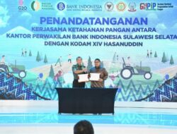Kerjasama Program Pengendalian Inflasi Pangan Kodam XIV/Hasanuddin dan BI Sebagai Pilot Project