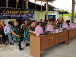 Sinergitas TNI Polri dan Pemda Bantaeng Ikuti Vicon Launching Rehab Rumah Tidak Layak Huni
