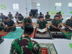 Dandim 1410/Bantaeng Bersama Anggota Mengisi Bulan Ramadhan Dengan Tadarus Al-Qur’an
