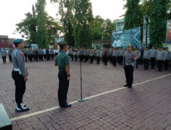 Dandim 1410/Btg Pimpin Apel Bersama di Mapolres Bantaeng