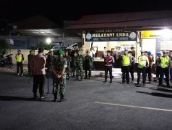 Patroli Skala Besar, Polres Bersama Kodim Bantaeng Gelar Apel Gabungan