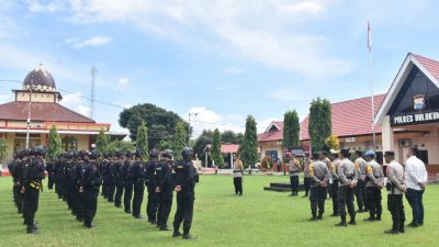 Di Backup 50 Personel BKO Brimob, Polres Bulukumba Turunkan 417 Personel PAM TPS