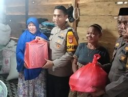 Terima Bantuan dari Polres Bantaeng, Warga Bissappu Ucapkan Terima kasih