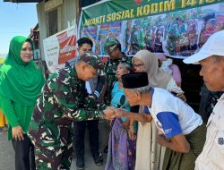 Dandim 1410 Bantaeng Resmikan dan Serahkan Kunci Rehab RTLH di Desa Kaloling