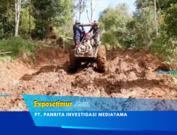 Angkut Material, Satgas TMMD Kodim 1424/Sinjai Rela Terobos Jalan Berlumpur
