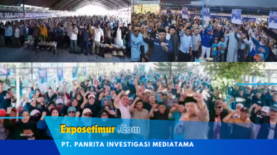 Gelora Massa dalam Tiga Hari Pengukuhan Tim Pemenangan Ibas-Puspa, Luwu Timur Siap Maju 2024