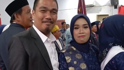 Ratusan Warga Teppo Antar Rismawati untuk Pelantikan Sebagai Anggota DPRD Majene