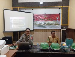 Bentuk Kepedulian Terhadap Generasi Muda, Polres Lutim Gelar Sosialisasi Bahaya Narkoba di Desa Balantang