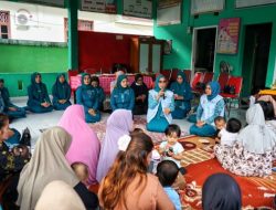 Ketua TP PKK Lutim Tinjau Rumah Gizi Lokus ASS Desa Lagego