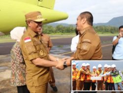 Bupati Irwan Sambut Gubernur Sulteng di Sorowako, Hadiri Peresmian First Cut Ceremony BB1 Project