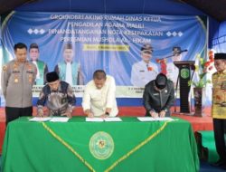 Forkopimda Lutim Perkuat Sinergi Lewat Groundbreaking, MoU Sidang Terpadu, dan Peresmian Mushola