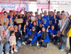 Garda Lutim Salurkan Donasi Rp11 Juta dan Sembako untuk Korban Kebakaran Sorowako
