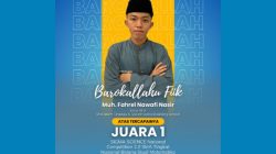 Putra Daerah Malili Raih Juara 1 Nasional Bidang Matematika