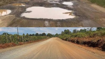 Jalan Mahalona Raya Kembali Layak Dilewati, Warga Libukan Mandiri dan Tole Akui Ada Perubahan Besar