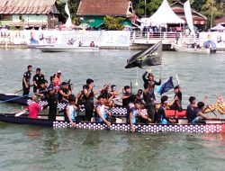 Perahu Naga Warnai HUT ke-23 Lutim, Ajang Tradisi yang Satukan Prestasi, Wisata, dan Kebersamaan