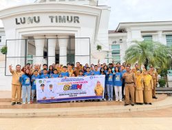 Sekda Ramadhan Pirade Lepas Kontingen O2SN Luwu Timur, Optimistis Raih Prestasi hingga Level Nasional
