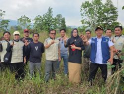 Dukung Sarana Pendidikan, Dinas Transnaker Patok Lokasi Pembangunan TK Mukti Tama