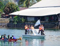 Semarak HUT ke-81 RI, 16 Tim Adu Ketangkasan di Sungai Malili