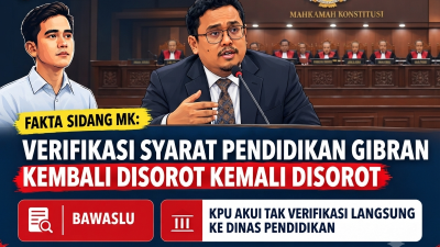 Bawaslu Ungkap Kendala Akses Silon KPU dalam Sidang MK soal Syarat Pendidikan Gibran