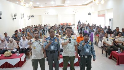 128 Desa-Kelurahan Diperkuat, Satlinmas Lutim Dibekali Hadapi Gangguan Ketertiban dan Kedaruratan