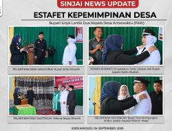Perkuat Keberlanjutan Pemerintahan Desa, Dua Kades Antarwaktu Dilantik di Tellulimpoe