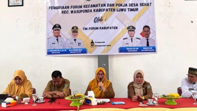 KKS Luwu Timur Diperkuat dari Desa, Pokja Diminta Jadi Penggerak Lingkungan Sehat