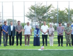 Sinergi Dua Kabupaten, Bupati Sinjai dan Bulukumba Resmikan Lapangan Mini Soccer Amaly Group